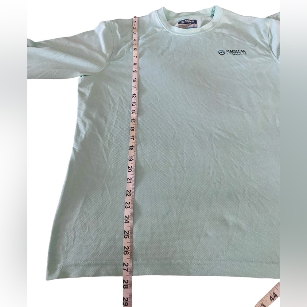 Magellan Men’s outdoors Pro Aqua Blue shirt Angler Series Long Sleeve Si… - Picture 8 of 13